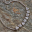 CLARA Made with Swiss Zirconia 925 Sterling Silver Valentine Solitaire Bracelet Gift for Women and Girls