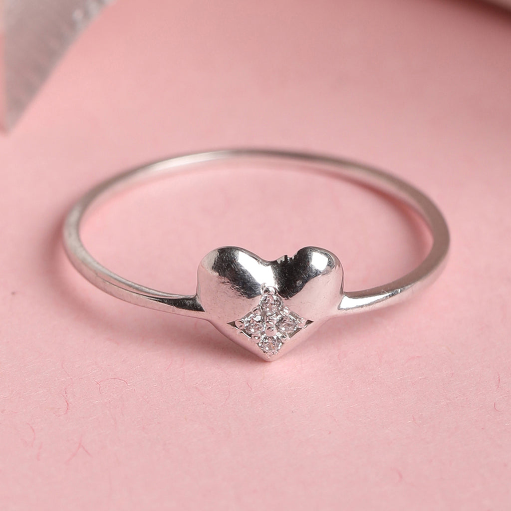 CLARA 925 Sterling Silver Love Ring