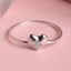 CLARA 925 Sterling Silver Love Ring