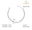 CLARA 925 Sterling Silver Leaf Hand Mangalsutra Bracelet