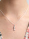 CLARA 925 Sterling Silver 3 Heart Pendant Chain Necklace 