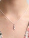 CLARA 925 Sterling Silver 3 Heart Pendant Chain Necklace