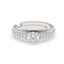 Silver Step Band Ring