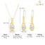 Silver Ceci Solitaire Jewellery Set