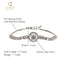 CLARA Made with Swiss Zirconia 925 Sterling Silver Lucia Solitaire Bracelet Gift for Women and Girls