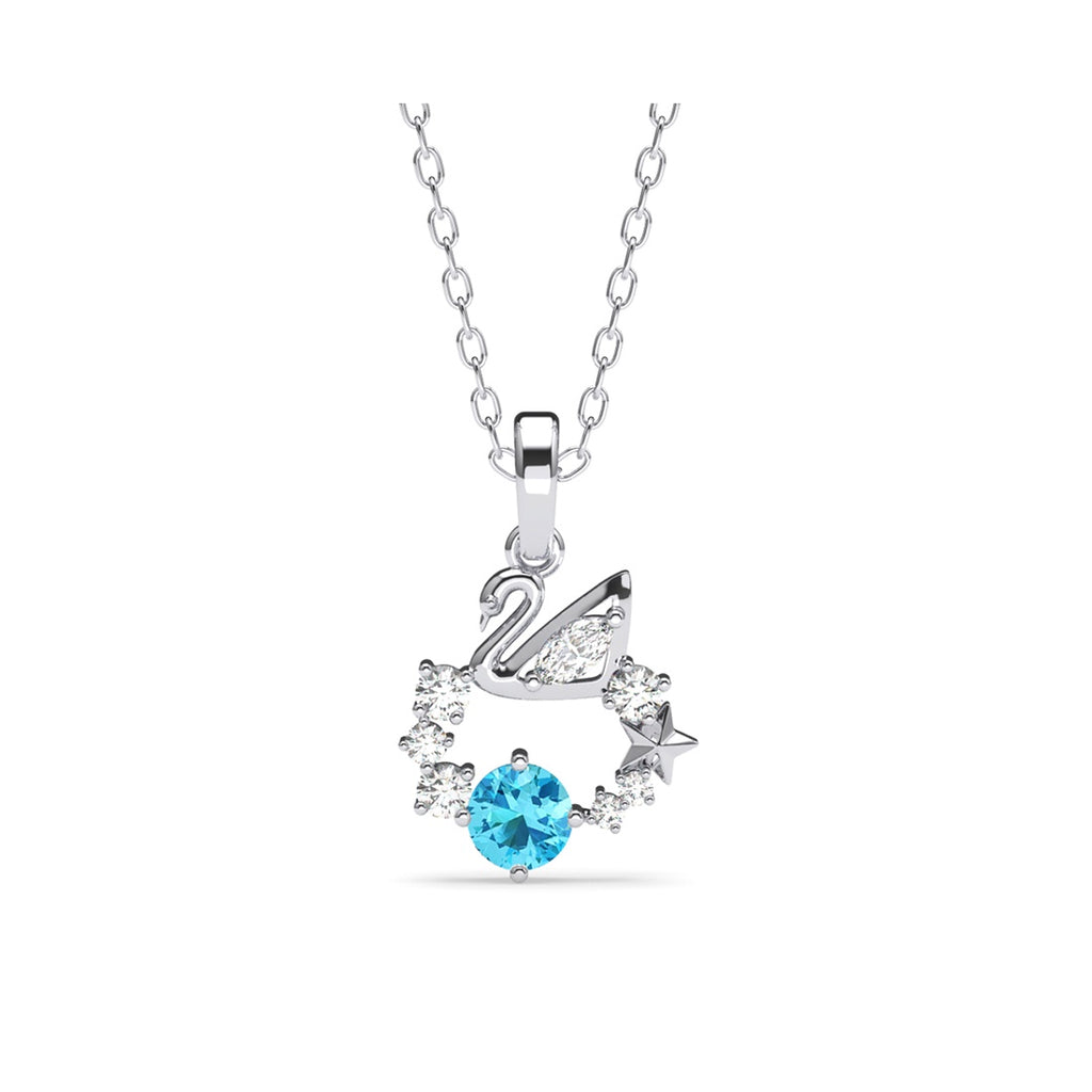 Silver Iconic Swan Pendant Chain