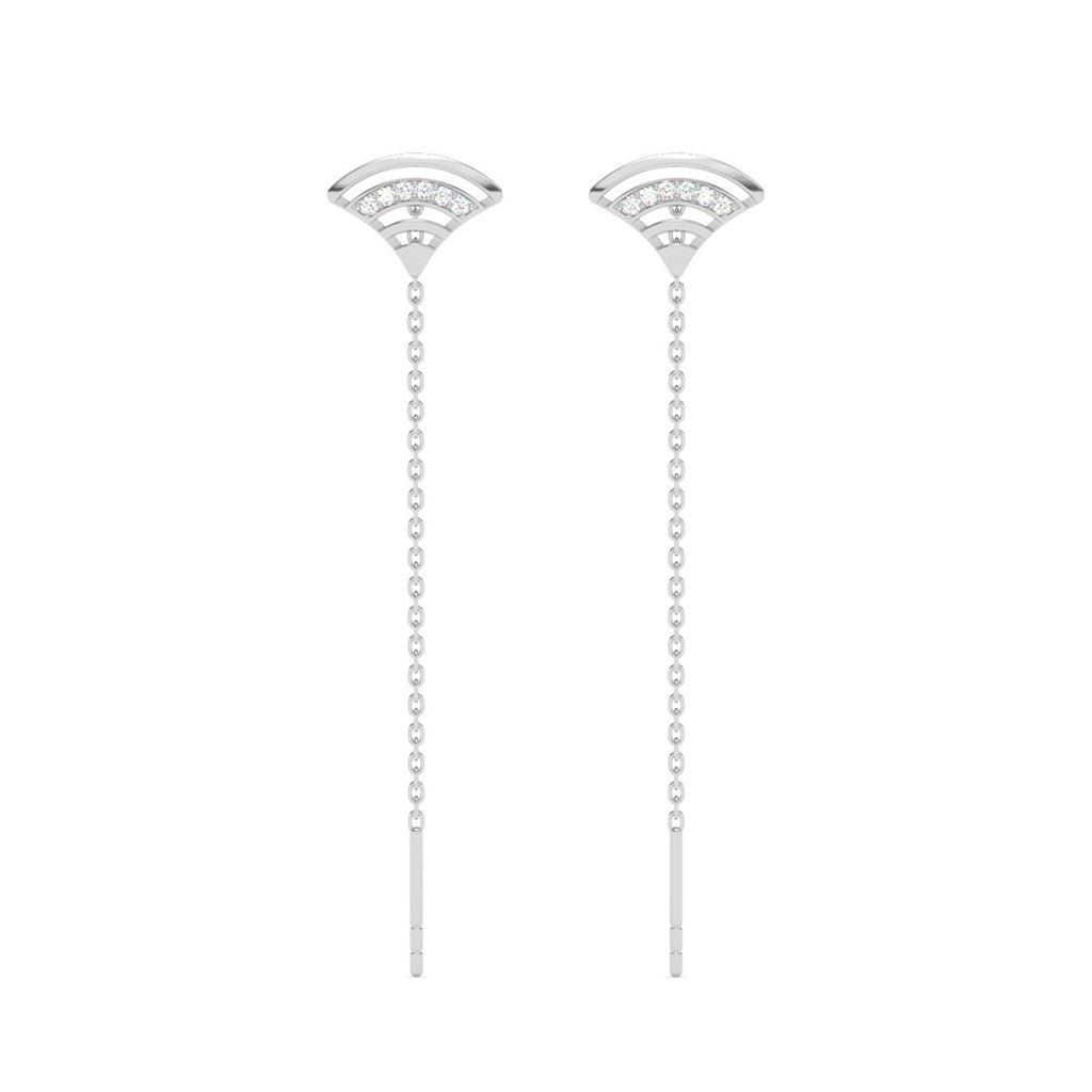 Silver Aria Sui Dhaga Threader Earrings