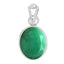 Certified Emerald (Panna) Silver Pendant 9.3cts or 10.25ratti