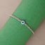 CLARA 925 Pure Silver Evil Eye Chain Bracelet