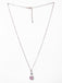 CLARA 925 Sterling Silver Rosa Pendant Chain Necklace