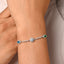 CLARA 925 Pure Silver solitaire Hand Bracelet