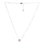 Silver Elio Multicolor Ring Pendant Chain