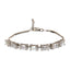 Silver Viola Solitaire Bracelet