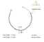 CLARA 925 Sterling Silver Evil Eye Bella Hand Mangalsutra Bracelet
