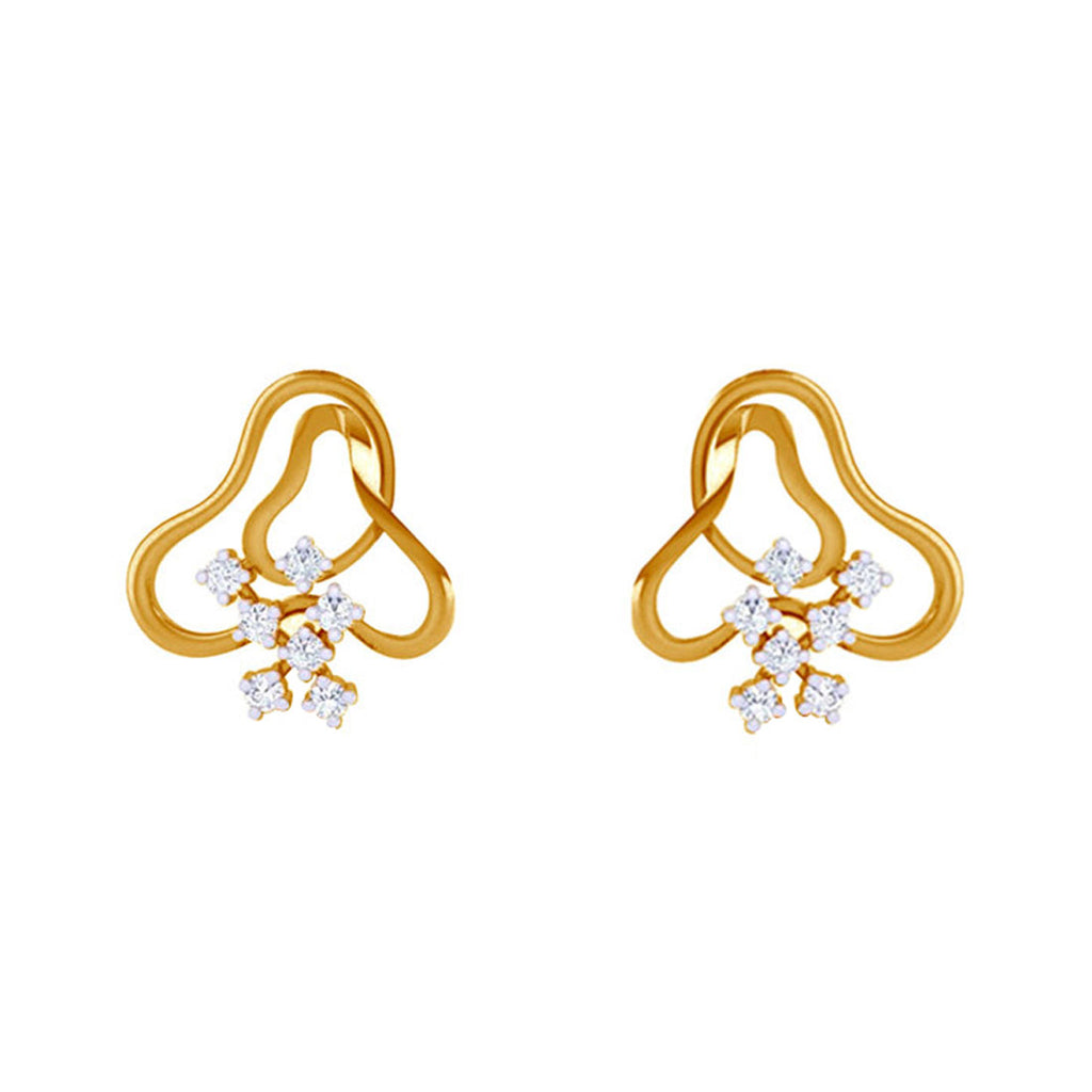 CLARA 925 Sterling Silver Eden Earrings with Screw Back