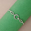 CLARA 925 Pure Silver Stylish Hand Bracelet