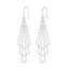 Silver Vera Geometric Earrings
