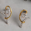 CLARA 925 Sterling Silver Zion Earrings with Screw Back
