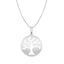CLARA 925 Sterling Silver Tree Pendant Chain Necklace 