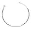 Silver Bar Hand Mangalsutra Bracelet