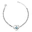 Silver Heart Hand Mangalsutra Bracelet