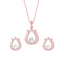 Silver Lotus Jewellery Set