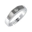 CLARA Pure 925 Sterling Silver Rocco Adjustable Ring Gift for Men and Boys | Partial Matte Finish