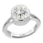 Certified Zircon 9.3cts or 10.25ratti 92.5 Sterling Silver Adjustable Ring