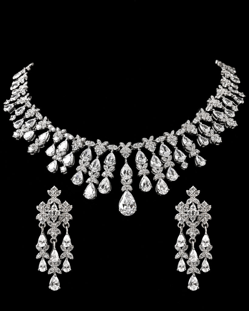 Clara 925 Sterling Silver Queen'S Necklace