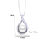 Clara 92.5 Sterling Silver Real Pearl Pendant with Chain Gift for Women and Girls