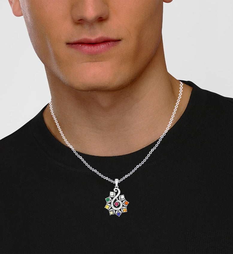 Clara-925-Sterling-Silver-Natural-Certified-Navratna-Stone-9-gems-Pendant-Locket-for-Men-and-Women