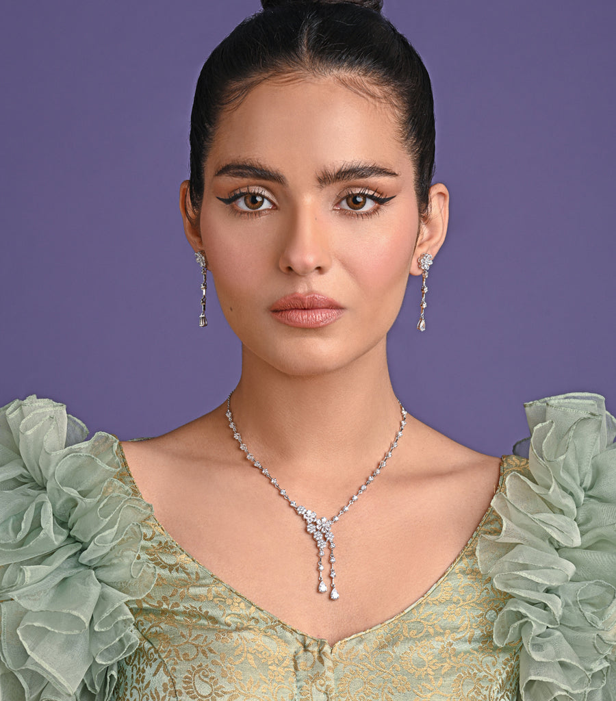 Clara 925 Sterling Silver Anaya Necklace