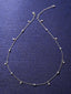 CLARA 925 Sterling Silver Minimal Daily wear Charm Minimal Necklace Chain, Rhodium Plated, Swiss Zirconia, Gift for Women Girls Wife Girlfriend