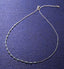 CLARA 925 Sterling Silver Blue Topaz Charm Minimal Necklace Chain