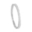 Silver Marquise Solitaire Bangle