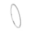 Silver Minimal Solitaire Bangle