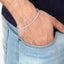 Silver Snake Bracelet 8 inches