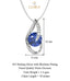 Silver Royal Blue Eye Pendant