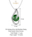 Silver Dark Green Eye Pendant