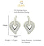 CLARA 925 Sterling Silver Stella Mangalsutra Tanmaniya Pendant Earring Jewellery Set with Chain Gift for Women and Girls