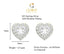 CLARA 925 Sterling Silver Eden Mangalsutra Tanmaniya Pendant Earring Jewellery Set with Chain Gift for Women and Girls
