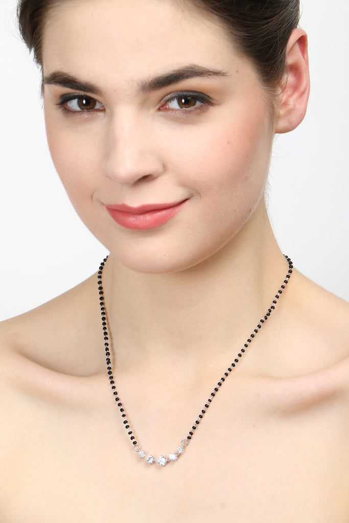 5 Stone Mangalsutra Chain Pendant