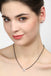 CLARA 925 Sterling Silver Star Mangalsutra Tanmaniya Pendant Earring Jewellery Set with Chain Gift for Women and Girls
