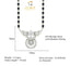CLARA 925 Sterling Silver Aria Mangalsutra Tanmaniya Pendant Earring Jewellery Set with Chain Gift for Women and Girls