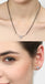 CLARA 925 Sterling Silver Alice Mangalsutra Tanmaniya Pendant Earring Jewellery Set with Chain Gift for Women and Girls