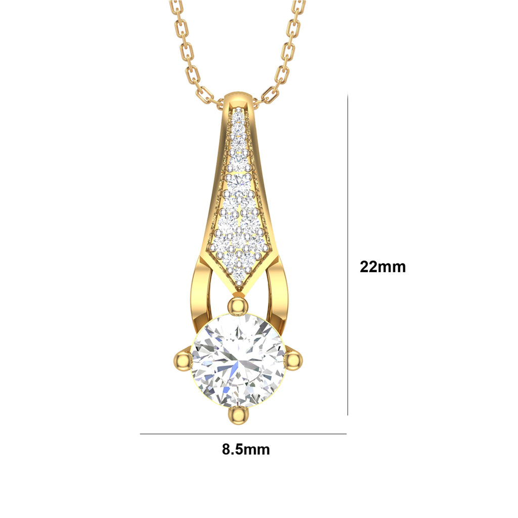 Sterling Silver Aarvi Pendant
