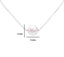 Clara 92.5 Sterling Silver Designer Real Pearl Pendant with Chain Gift for Women and Girls