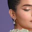 Clara 925 Sterling Silver Flower Dangler Earrings