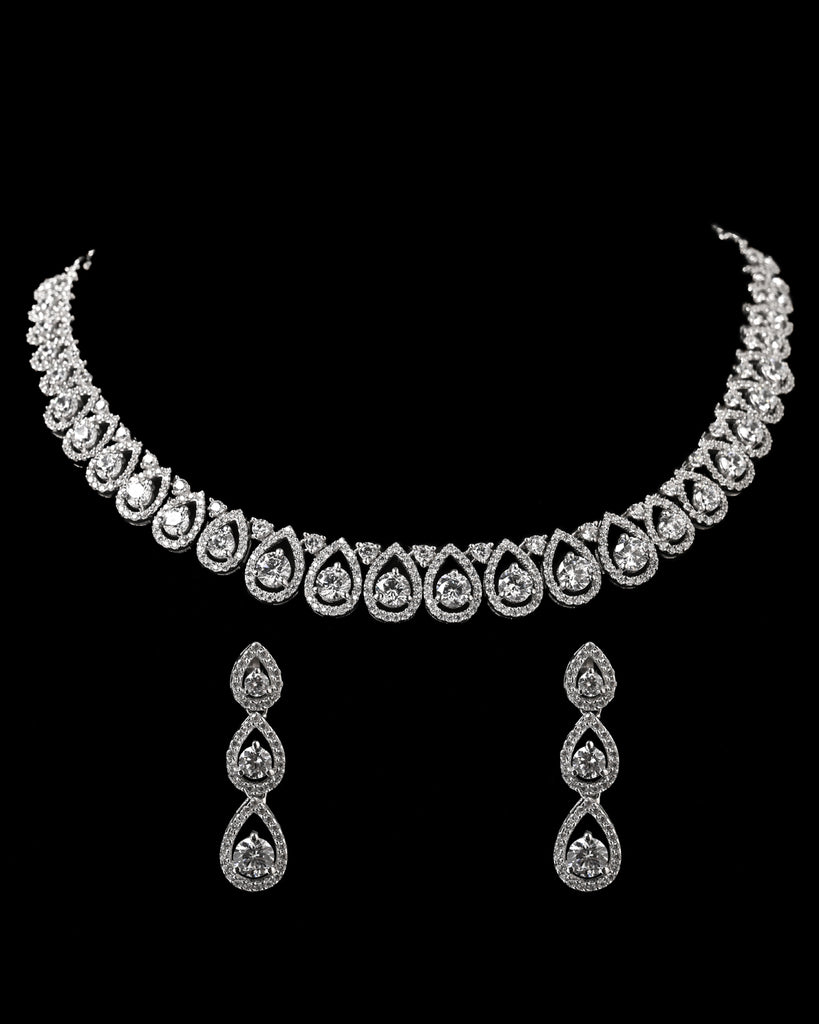 Clara 925 Sterling Silver Classic Necklace