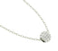 CLARA 925 Sterling Silver Rhodium Plated Ball Pendant with Chain Gift for Women and Girls